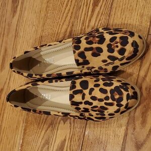 Leopard Print Women's Loafers